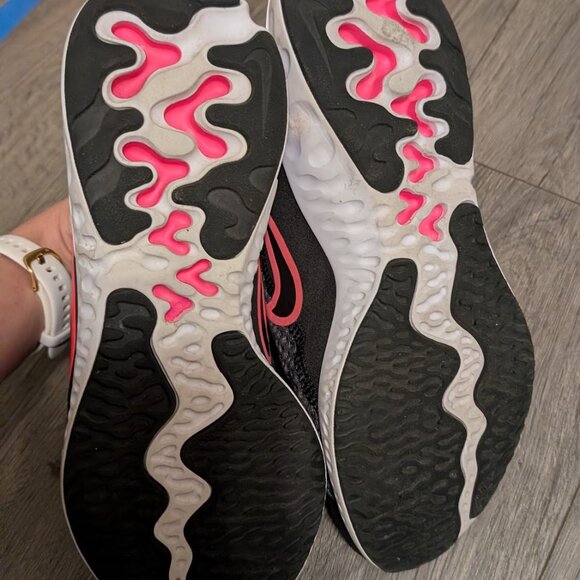 Nike Renew pink and black sneakers shoes size 9 - Picture 7 of 7